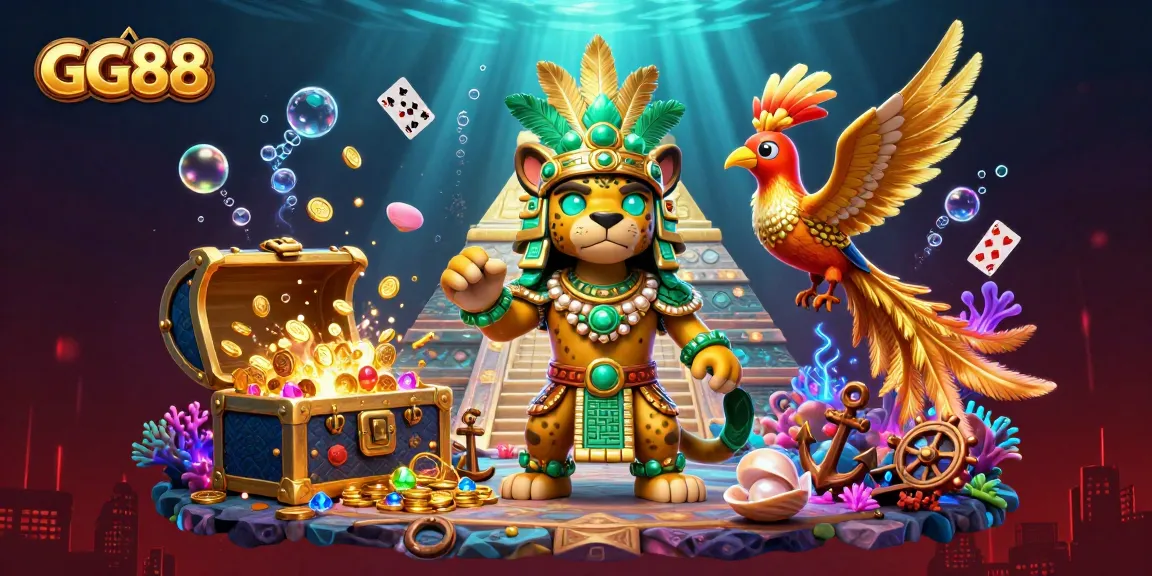 Unleash exciting gameplay at GG88, featuring vibrant elements of casino adventures and rewards.