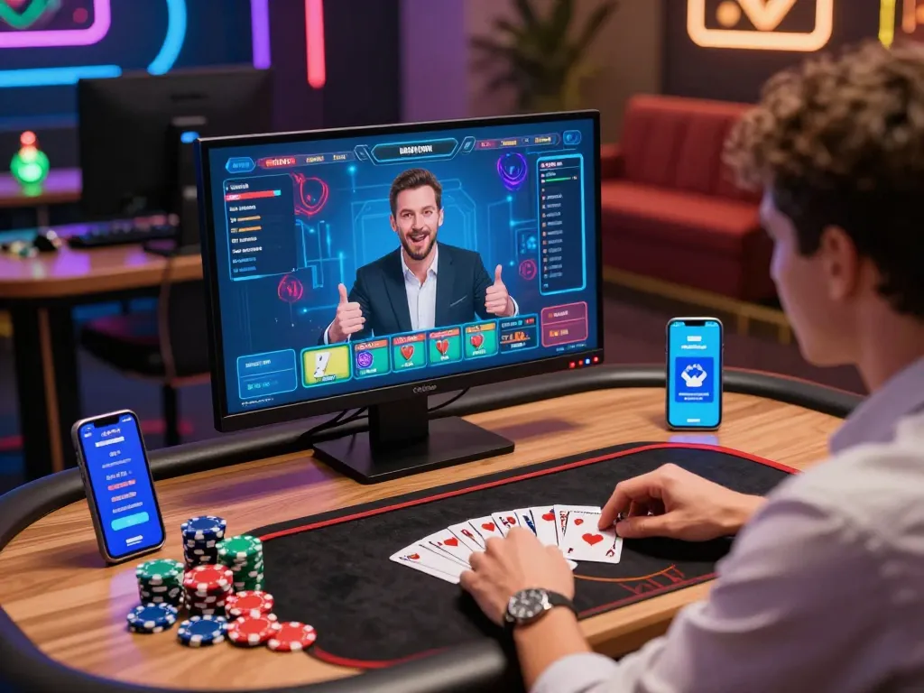 Exciting online gaming experience at 23win with live dealer interaction and vibrant casino atmosphere