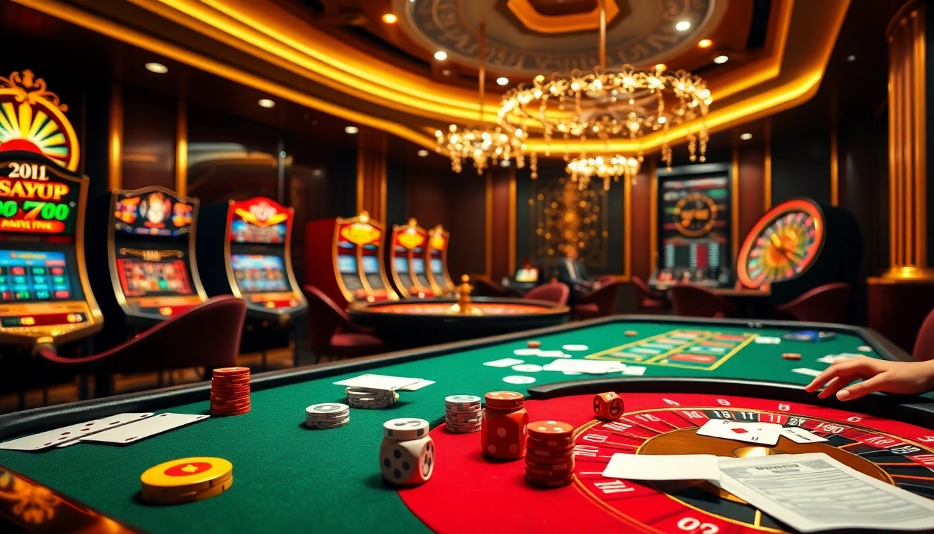 Experience the luxury of gaming at 68VIP with vibrant casino tables and exciting gameplay.
