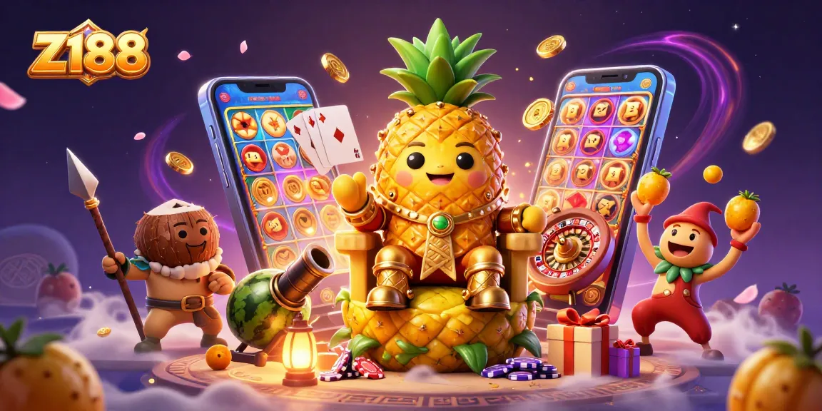 Z188 fuels exciting jackpot wins with vibrant casino characters and dynamic gaming elements.