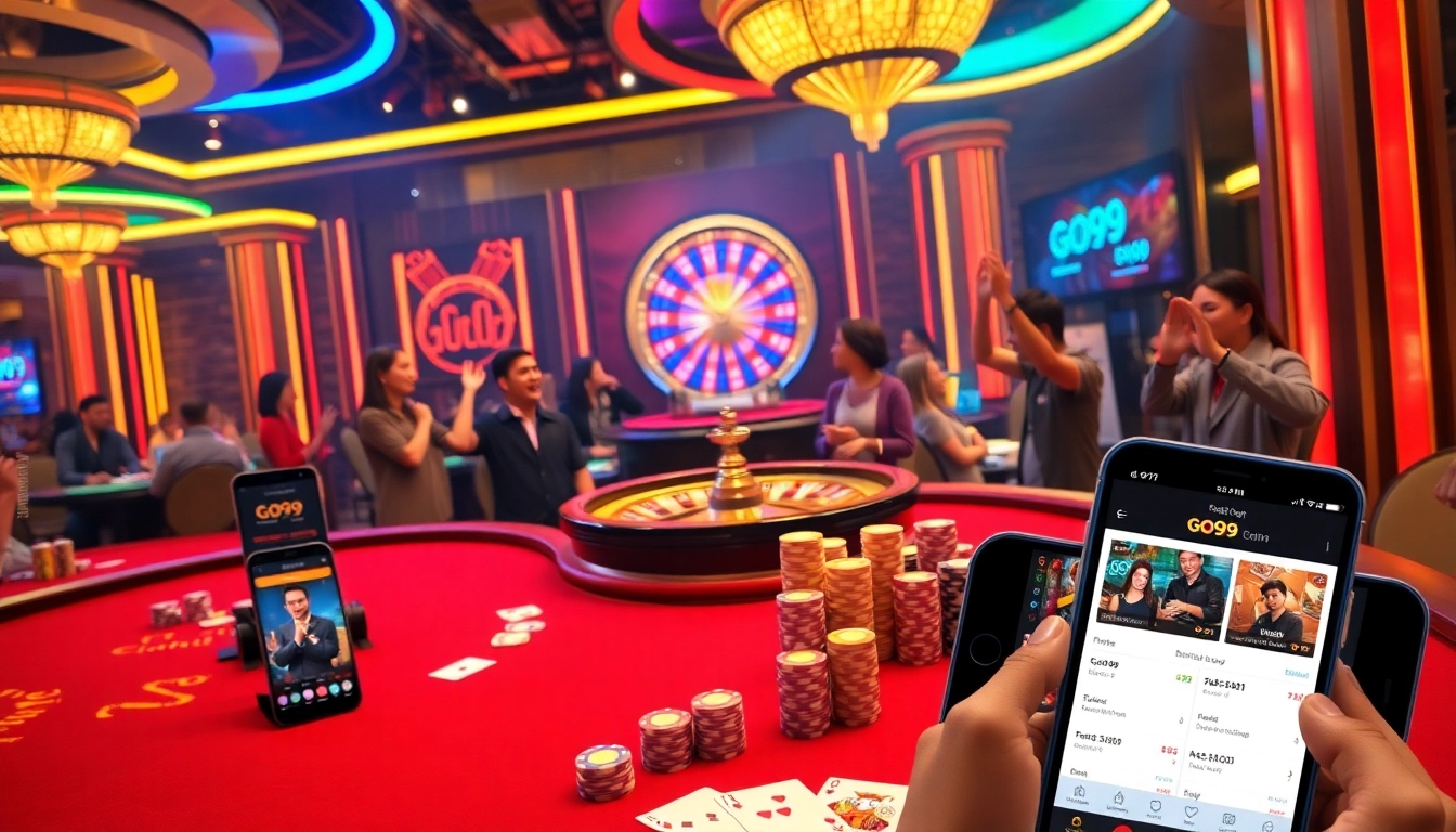 Experience the excitement at GO99 with vibrant casino games and lively atmosphere.