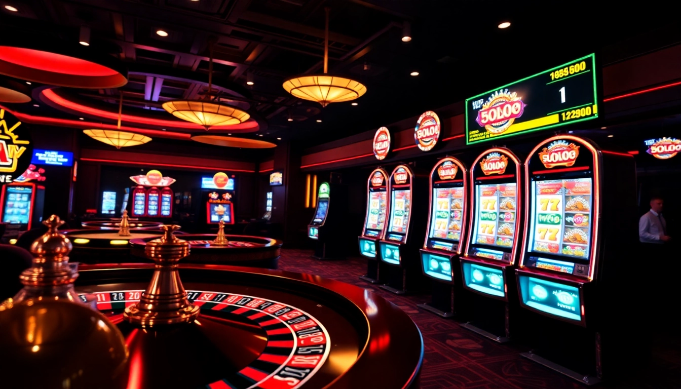 Iwin online gambling interface showcasing vibrant casino elements and excitement.