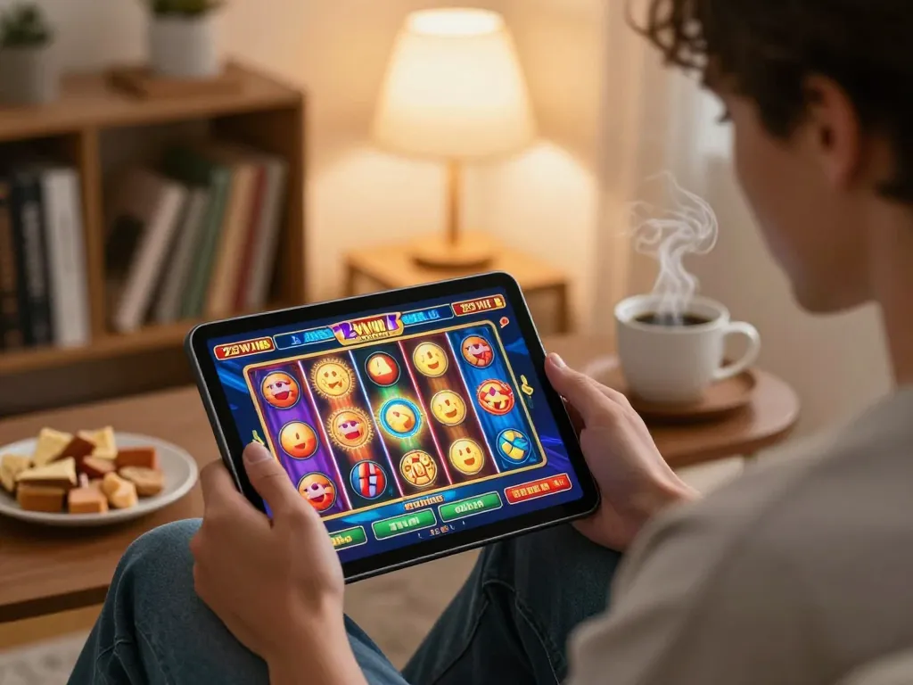 Play slots on 123Win mobile app while enjoying a cozy home atmosphere