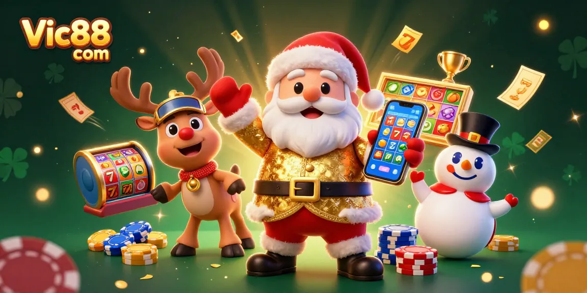 Win big with Vic88 com at this vibrant casino scene showcasing characters in action and excitement.