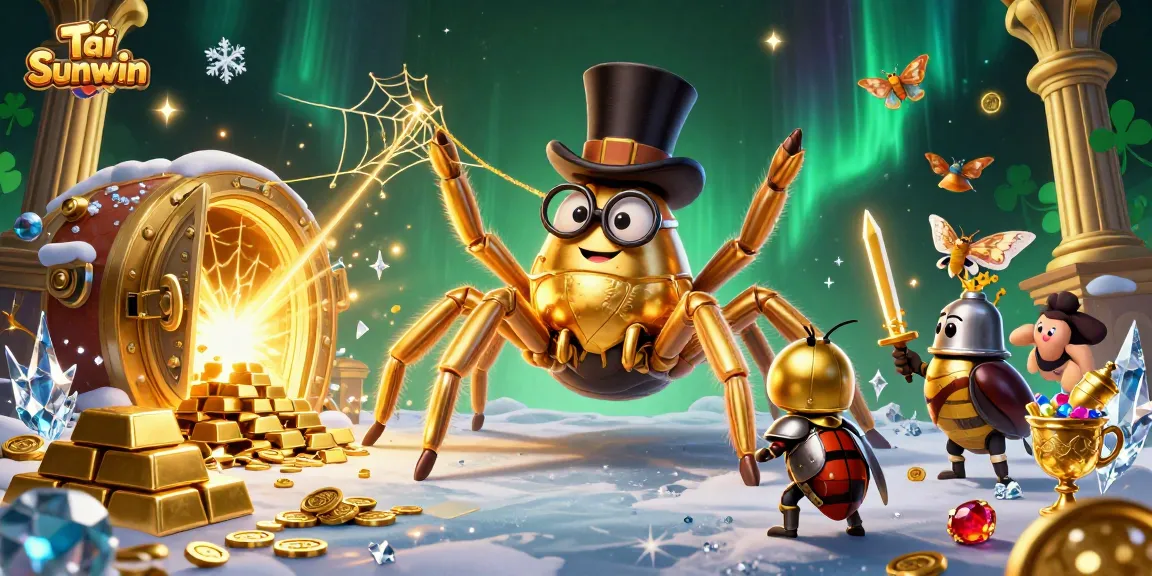 Tải Sunwin and win big with exciting treasures and adventures in this vibrant casino illustration.