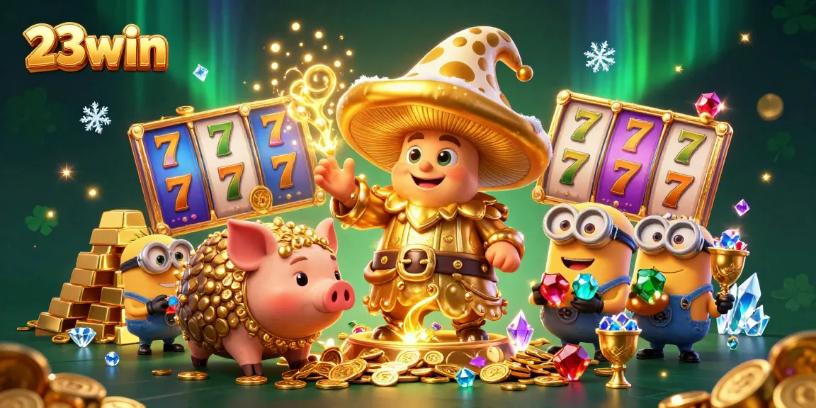 Experience the excitement of 23win with vibrant slot games and enchanting 3D illustrations.