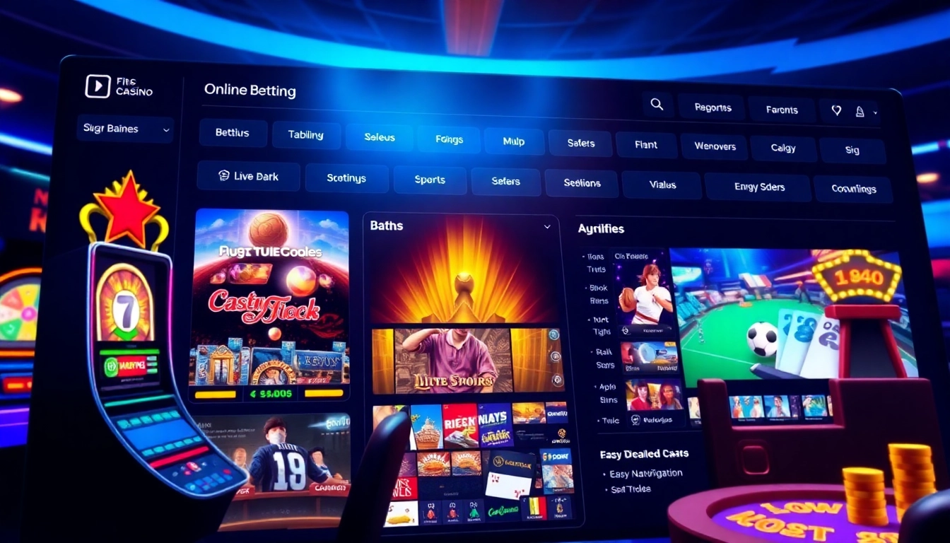 Engaging online gambling interface from https://open88seo.com/ showcasing modern gaming, sports betting, and user-friendly design.