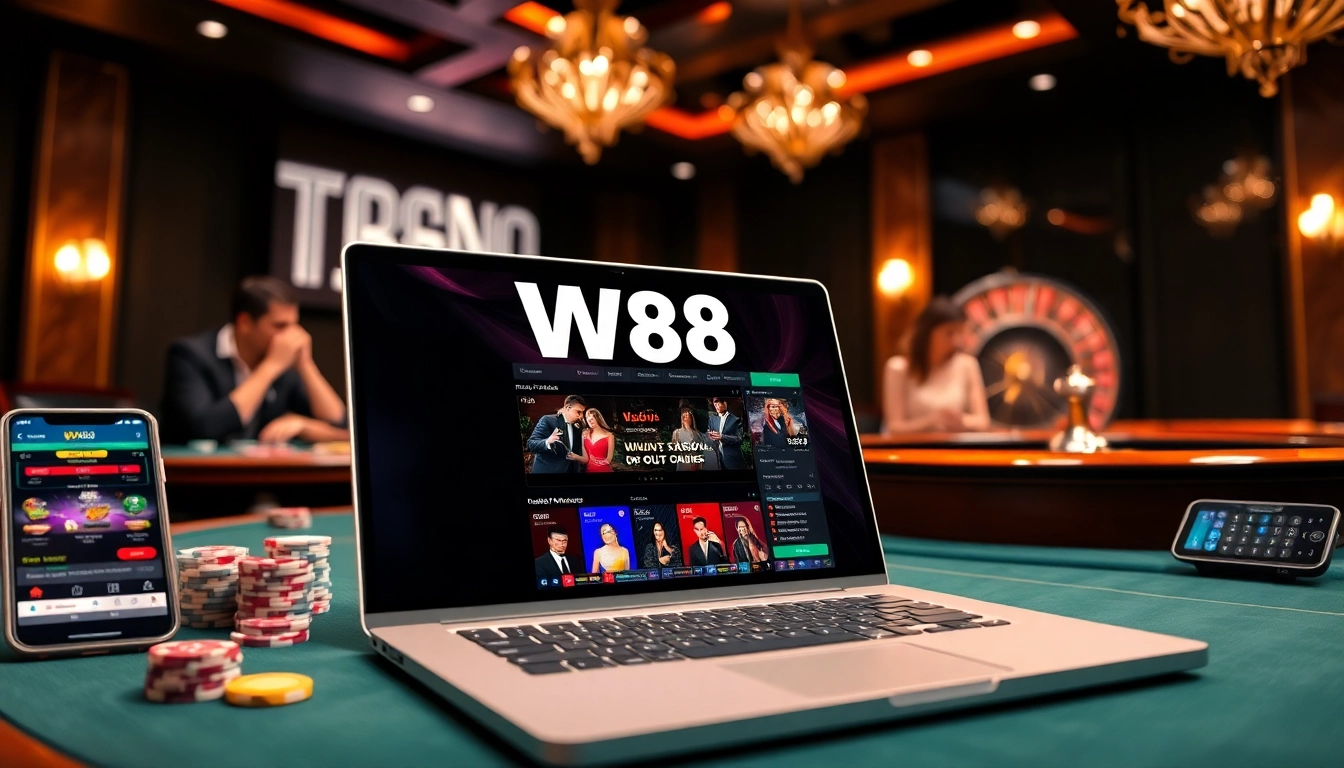 Experience elite gambling at nhà cái w88 with luxurious casino visuals and exciting gameplay.