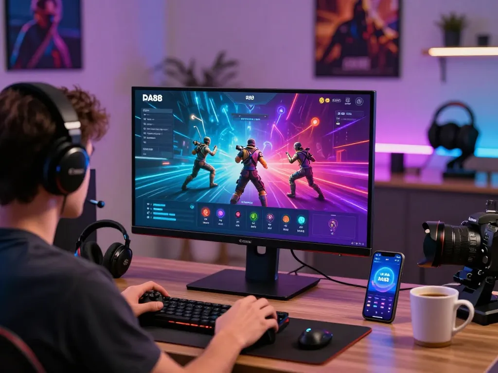 DA88 online gaming experience with vibrant graphics and immersive atmosphere.