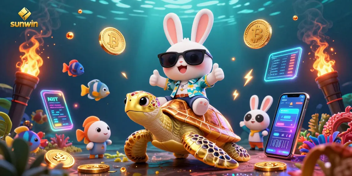 Experience big wins at Sunwin while riding the waves of excitement with vibrant 3D characters.