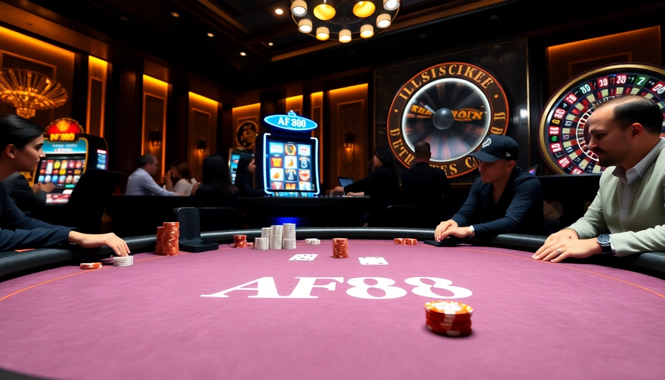 Experience thrilling gameplay at AF88's vibrant online casino with exciting poker and slots.