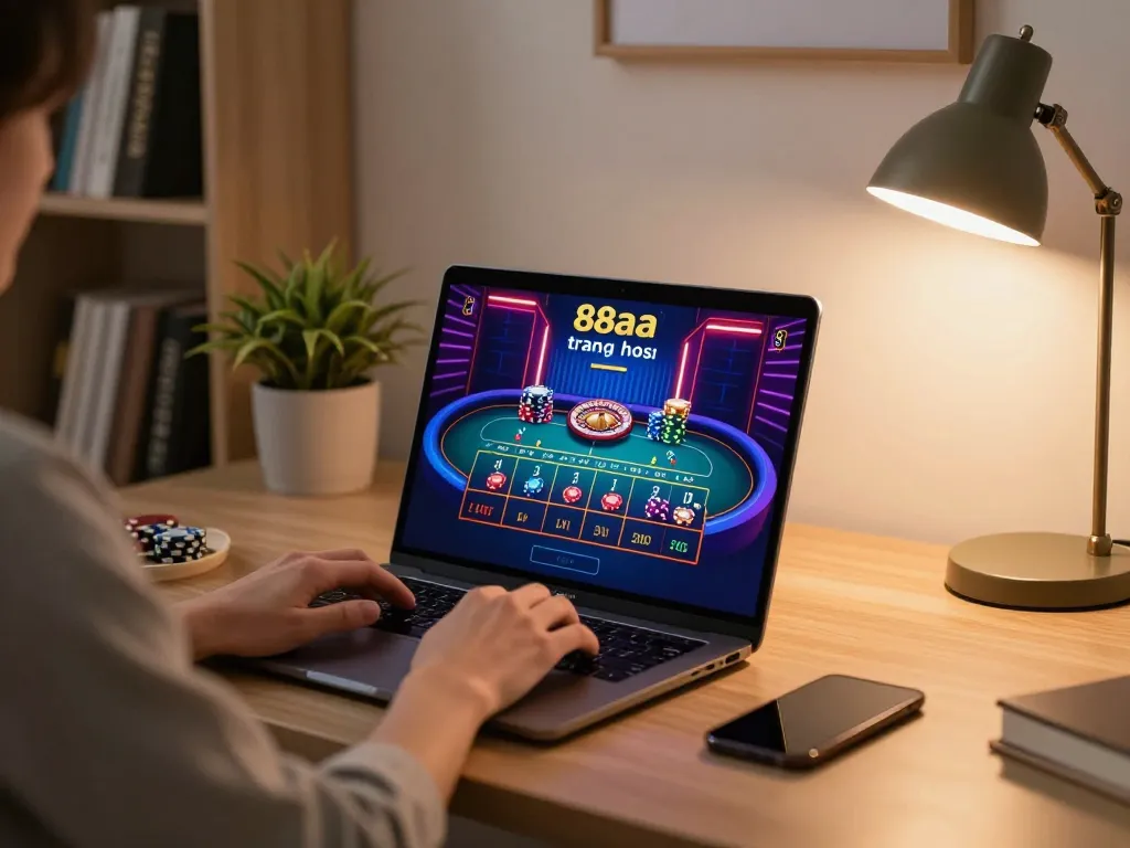 Engaging gameplay on 88aa trang chủ while placing bets on an online roulette game.
