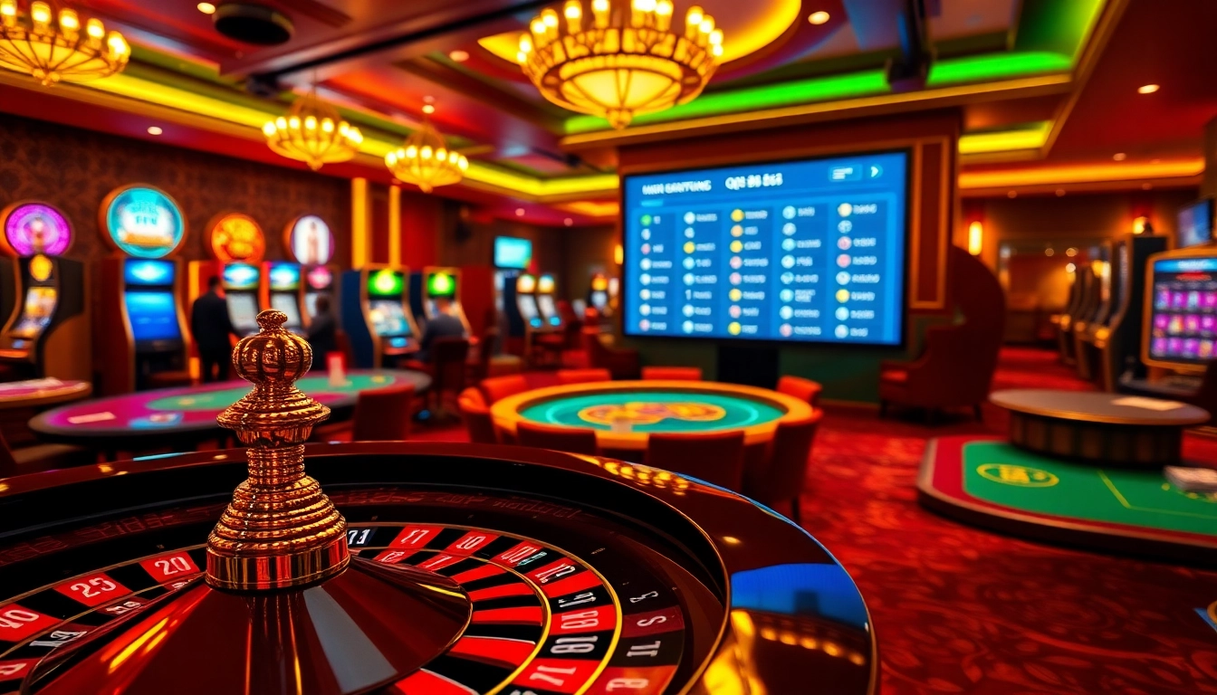 Experience thrilling gameplay at QQ88 with vibrant casino tables and exciting betting options.