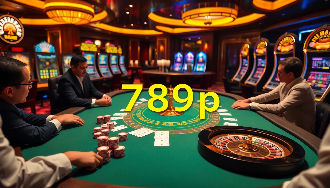 Experience the thrill of gambling at a casino table with 789p action, colorful chips, and cards.