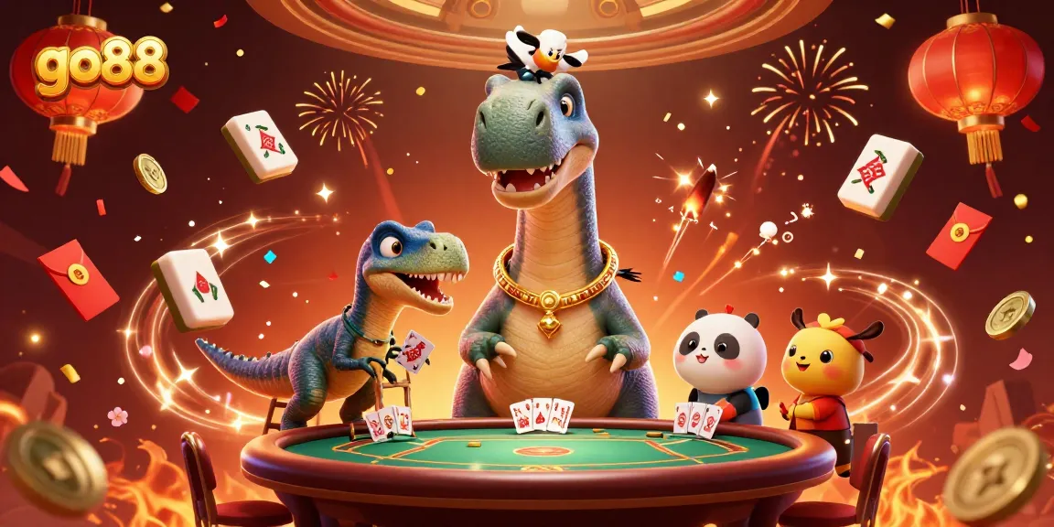 Experience the excitement at go88 with dynamic card dealing and vibrant casino elements.