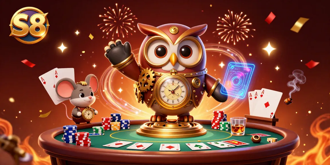 Experience thrilling wins with S8 at the casino, featuring vibrant characters and exciting games.