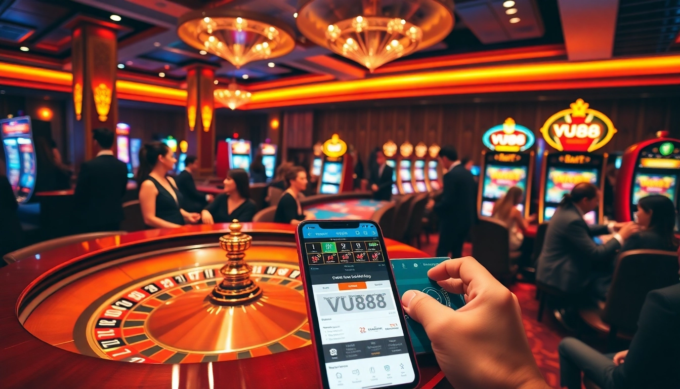 Experience high-stakes gaming at VU88, featuring vibrant casinos and thrilling gameplay.