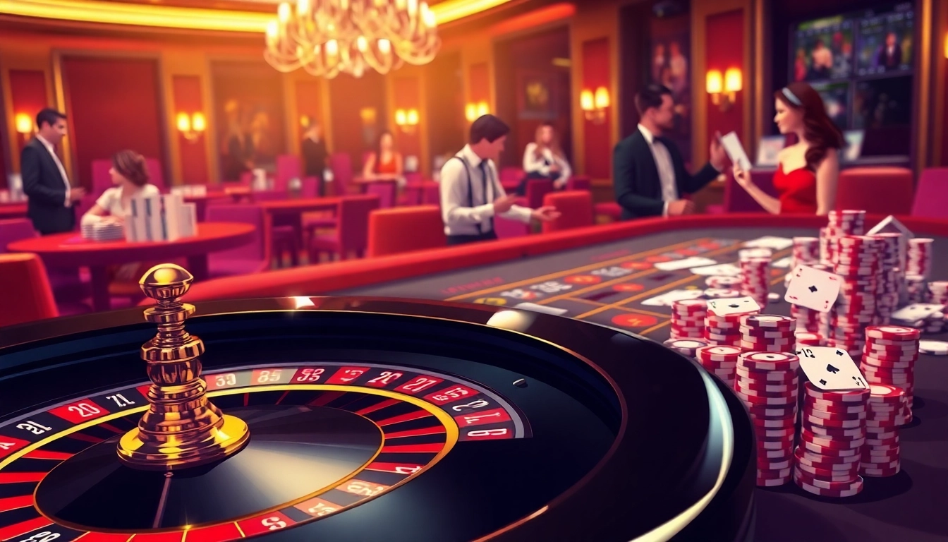 Experience thrilling gameplay at rikbet with an elegant casino roulette setup.