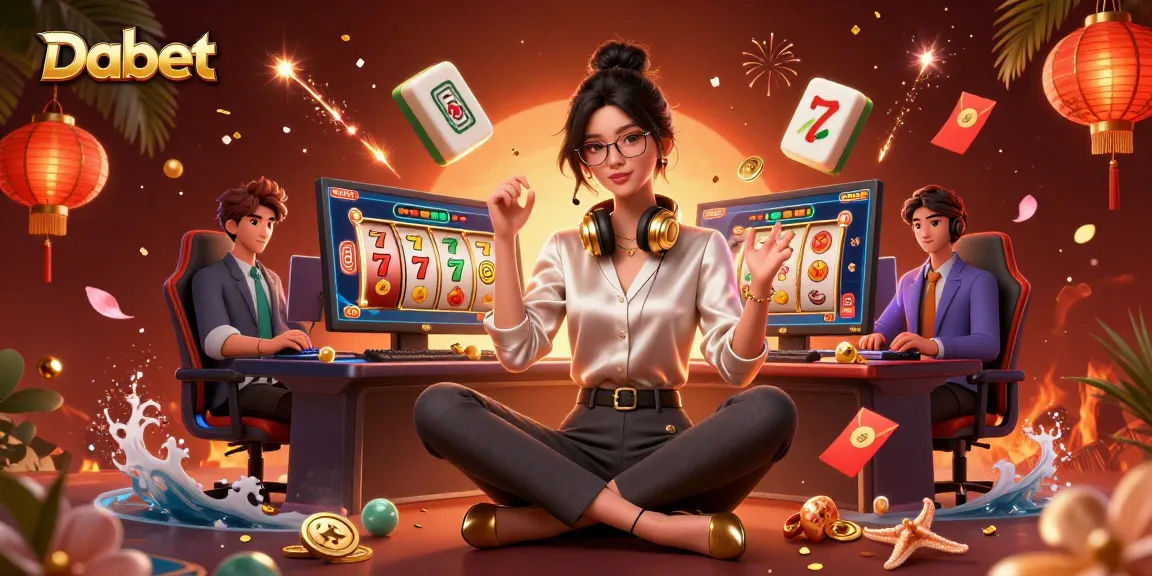 Dabet energizes players with vibrant slot reels and engaging casino visuals in an exciting gaming setup.