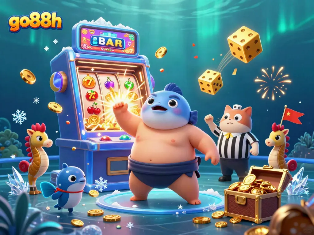 Engage in exciting gameplay at go88h with vibrant slot machines and characters in action.