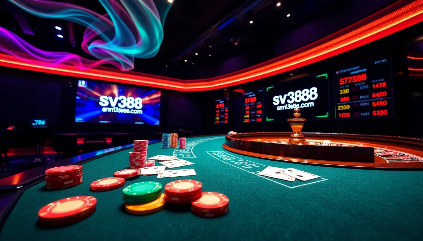 Winning at sv388.com with dynamic casino games and exciting live betting visuals.