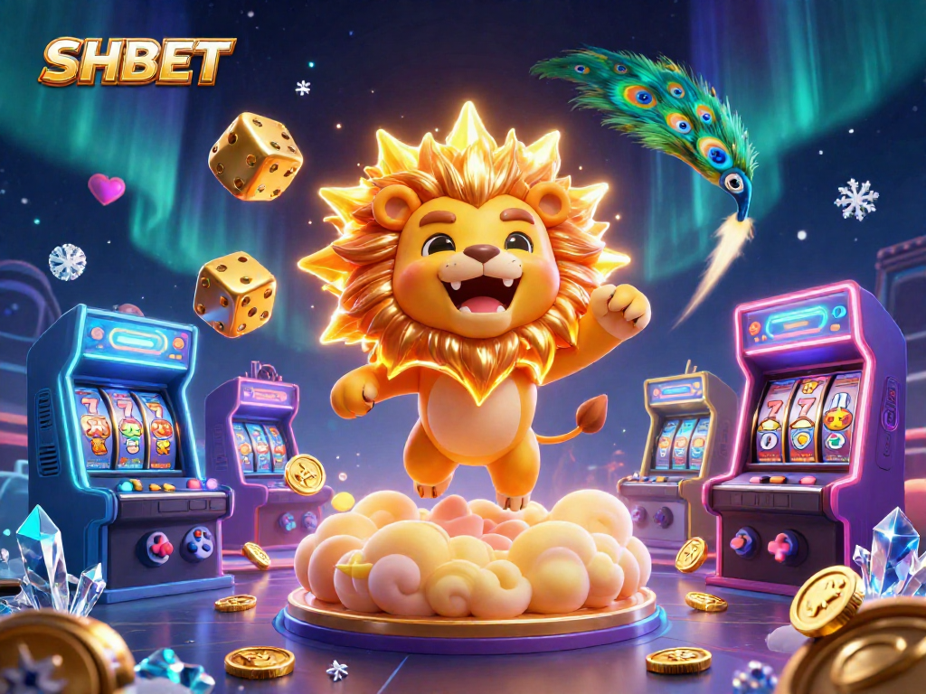 Experience thrilling gameplay at SHBET with vibrant casino elements and animated characters.