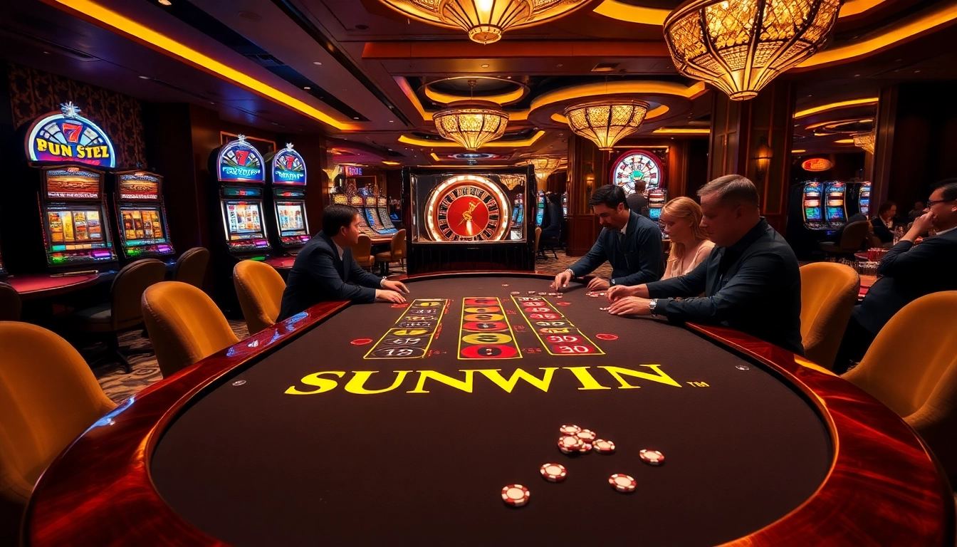 Experience the thrill of gambling at the SUNWIN blackjack table filled with excitement.