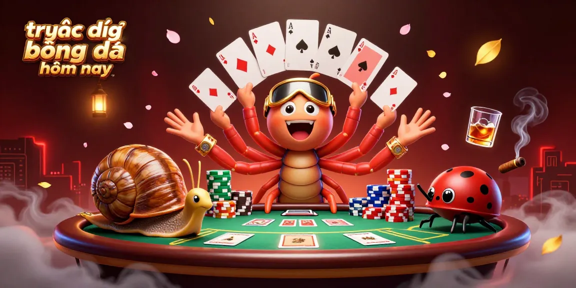 Experience trực tiếp bóng đá hôm nay with an engaging cartoon poker scene showcasing excitement and thrill at the table.