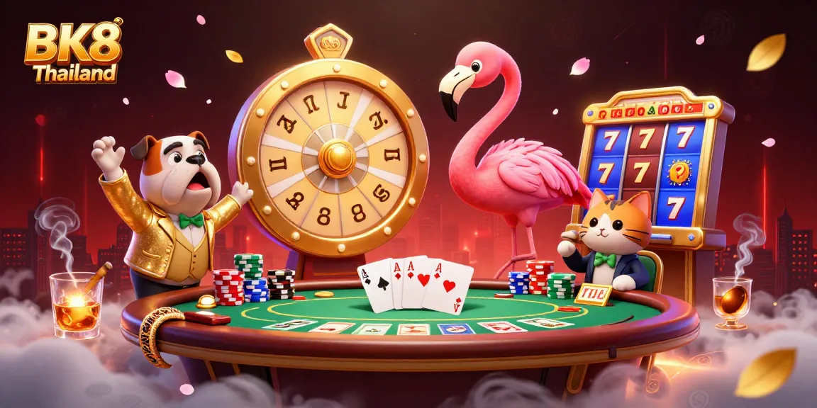 Engage with BK8 Thailand by spinning the prize wheel and winning on the vibrant casino floor.