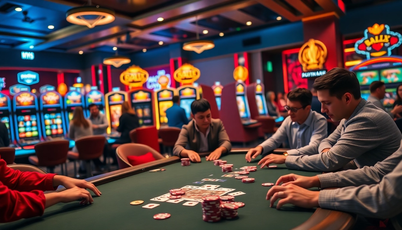 Players enjoying a thrilling game of poker at 789club's modern casino interface.
