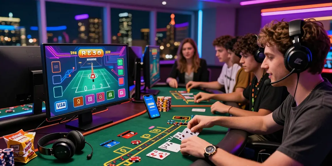 Exciting online gaming experience at gdsap.org.uk showcasing diverse players enjoying blackjack with credit card payment options.