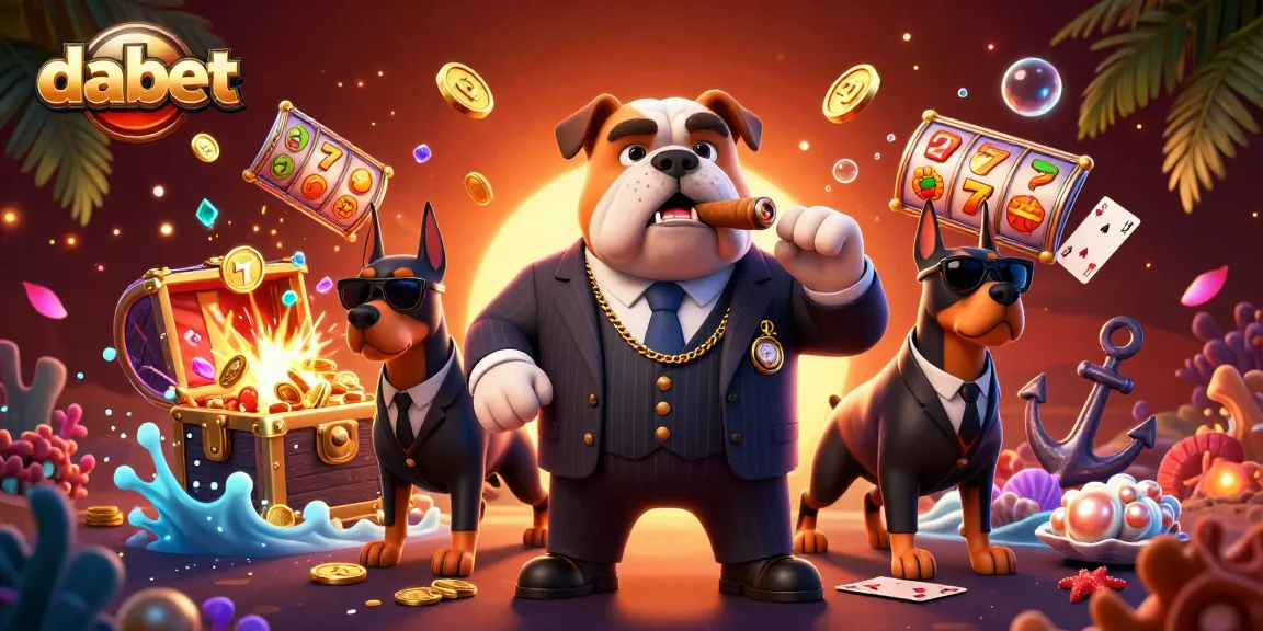 Dabet offers thrilling slot games with vibrant visuals and dynamic gameplay in an immersive casino scene.