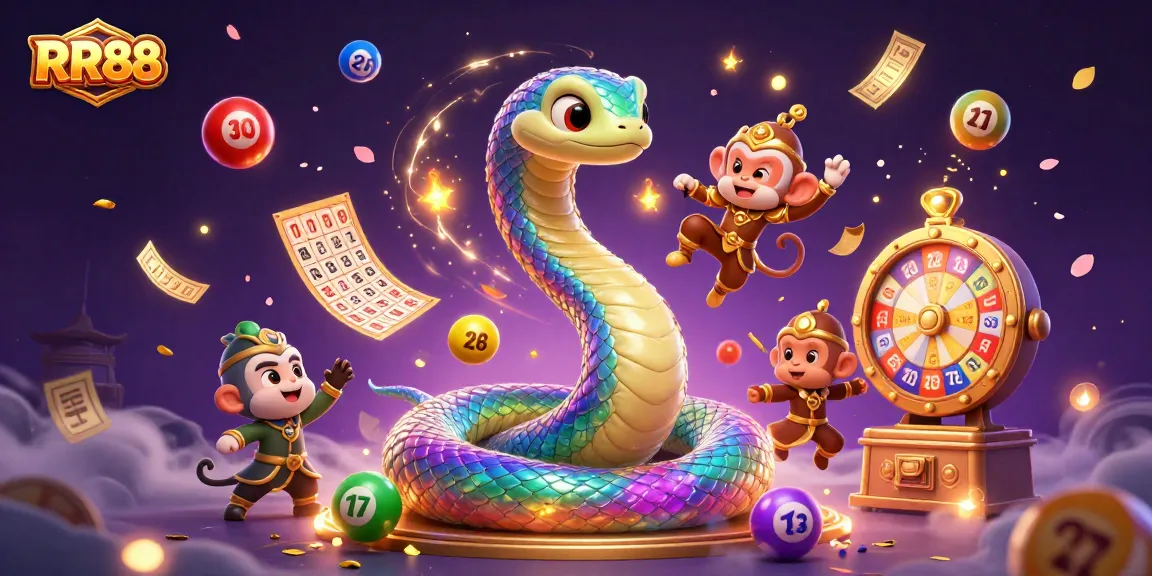 Experience thrilling gameplay at RR88 with vibrant illustrations featuring a dynamic casino scene.