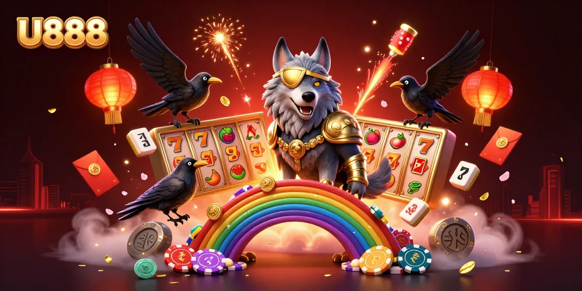 Engage with U888's vibrant slot gaming universe featuring Odin and his ravens.