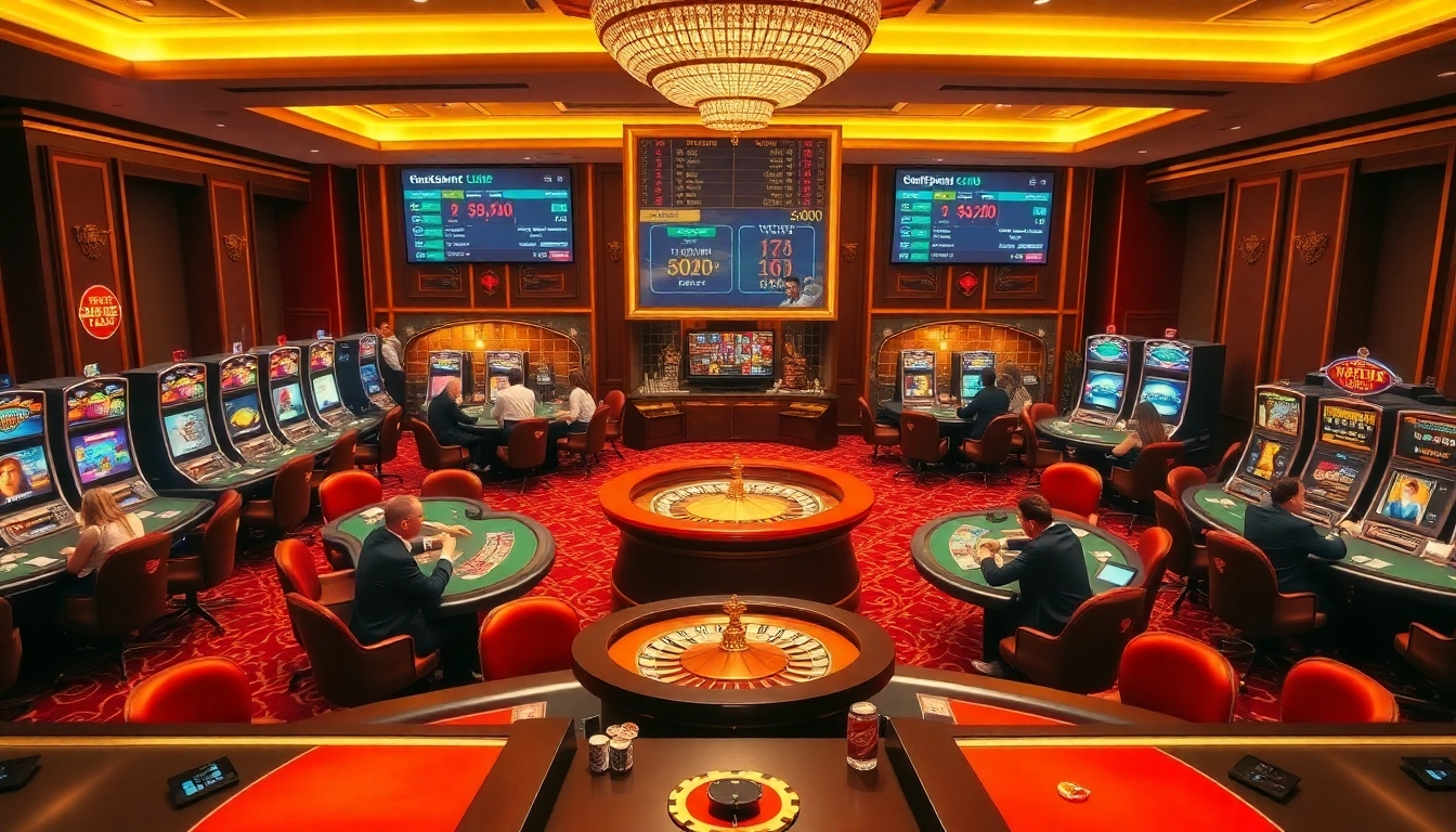 Experience casino excitement at https://vu88.ink/ with vibrant poker tables and luxurious slot machines.