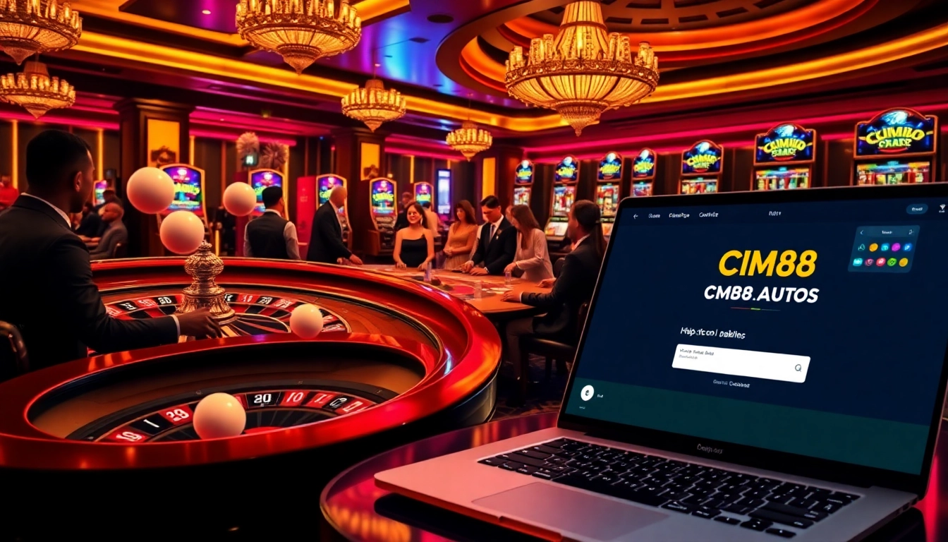 Experience the excitement of winning at https://cm88.autos/ with a luxurious casino atmosphere featuring poker tables and roulette.