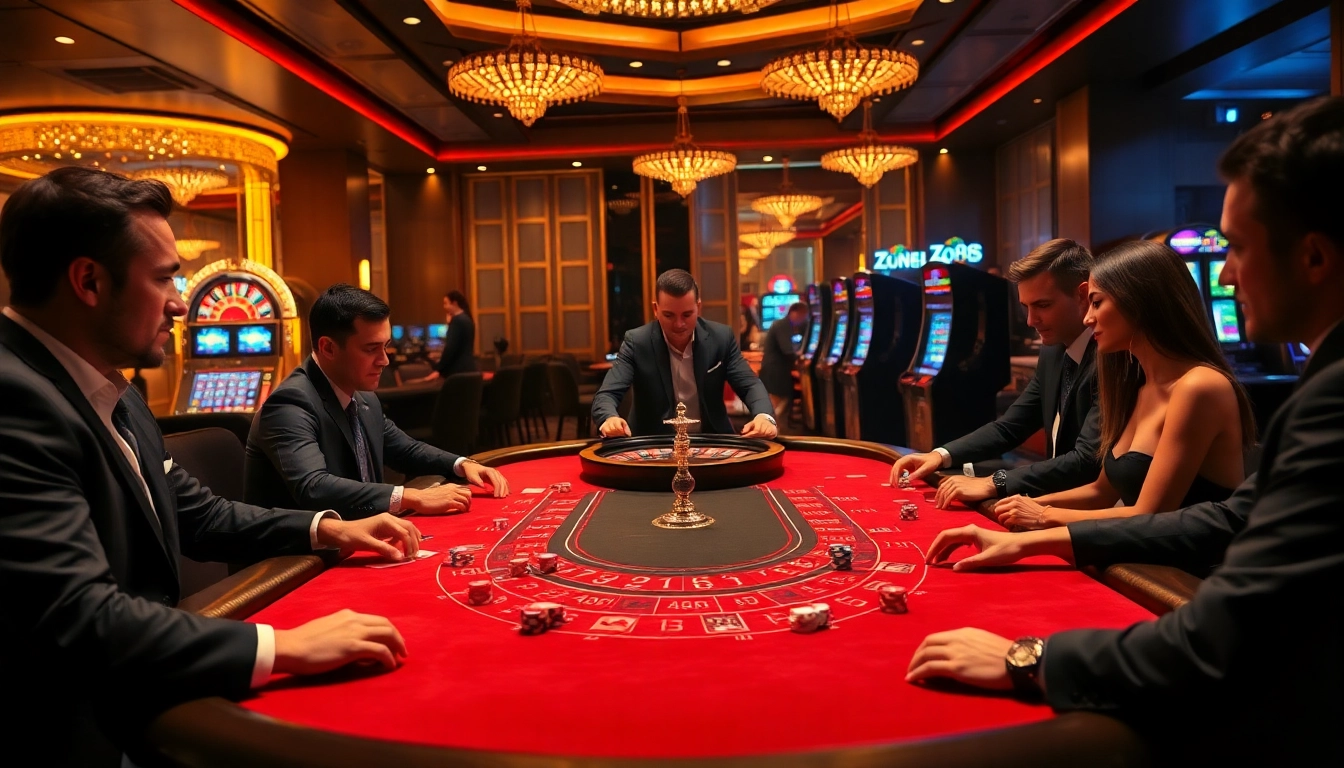 Experience the thrill of high-stakes baccarat at zo88 with professional players and vibrant casino settings.