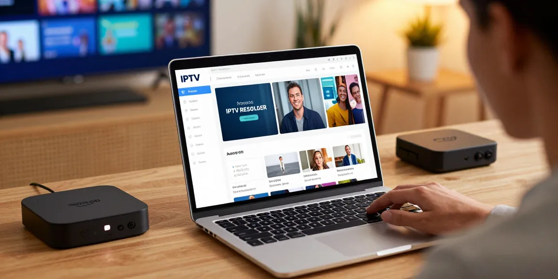 IPTV Reseller Panel by a trusted professional in a modern workspace.