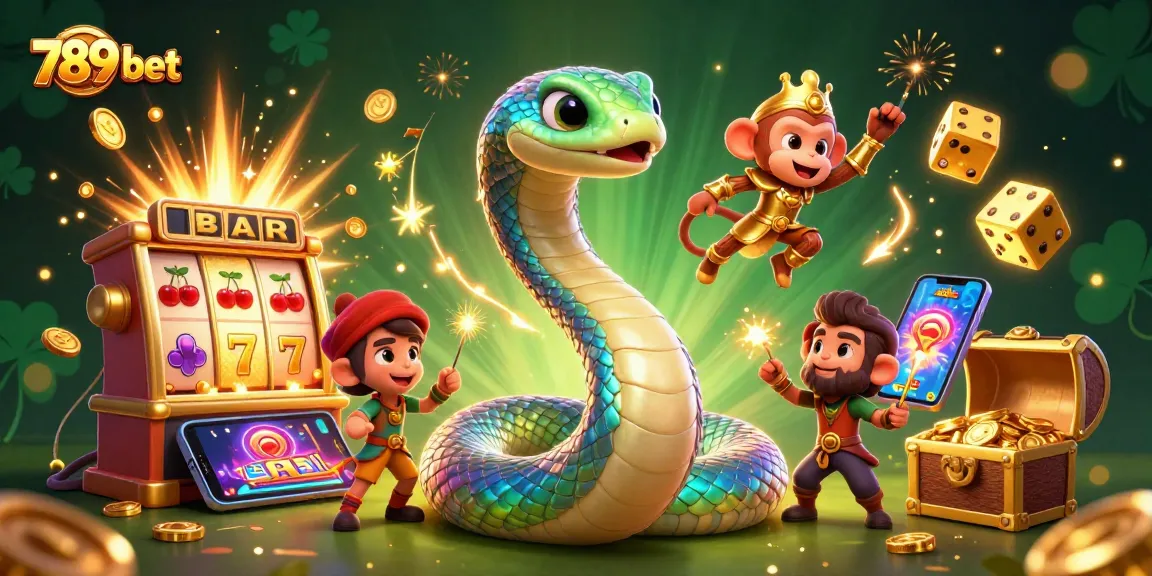 Engage with the thrilling 789 bet experience featuring vibrant slot machines and captivating characters.