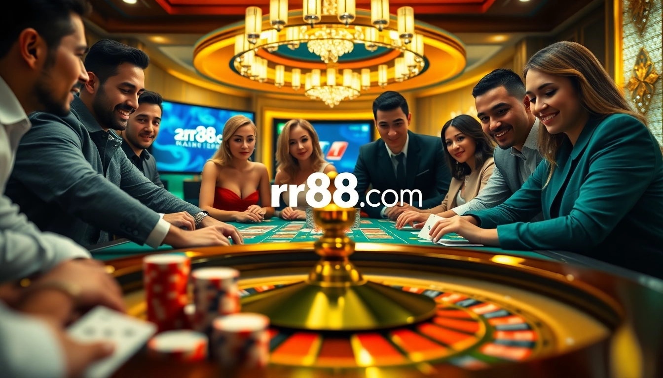 Experience high-stakes action at rr88.com with vibrant casino games like roulette and poker.