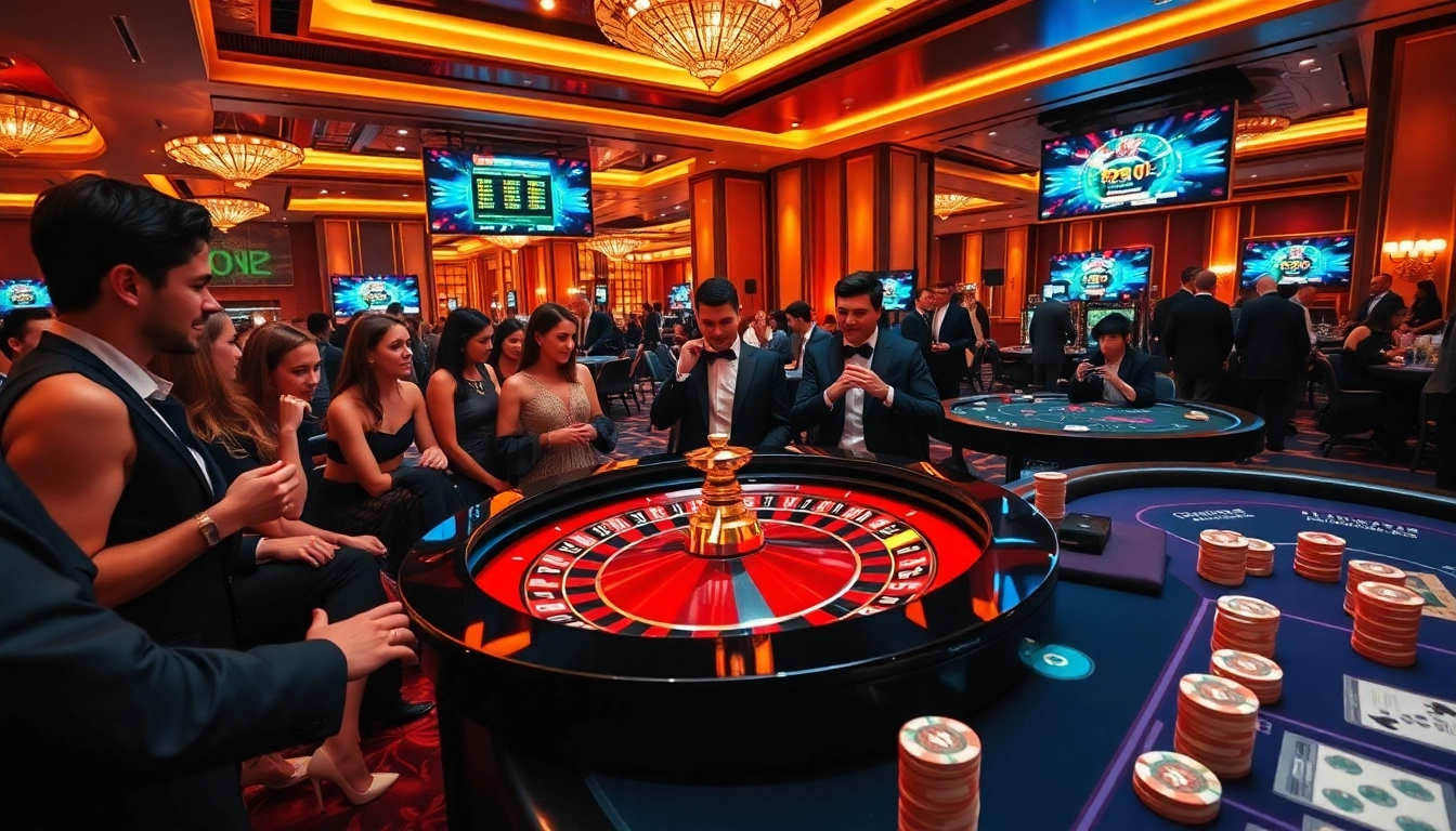 Experience winning action at 789club casino with vibrant tables and eager players.