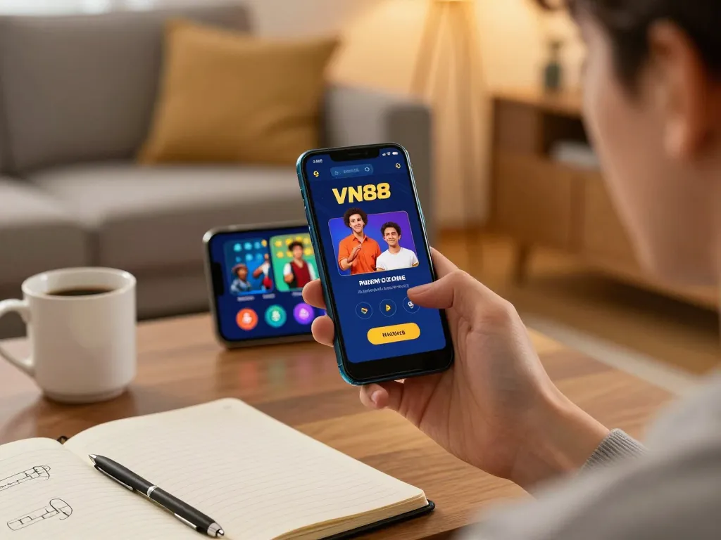 Experience engaging gameplay on the VN88 app while enjoying cozy home comforts and responsible gambling.