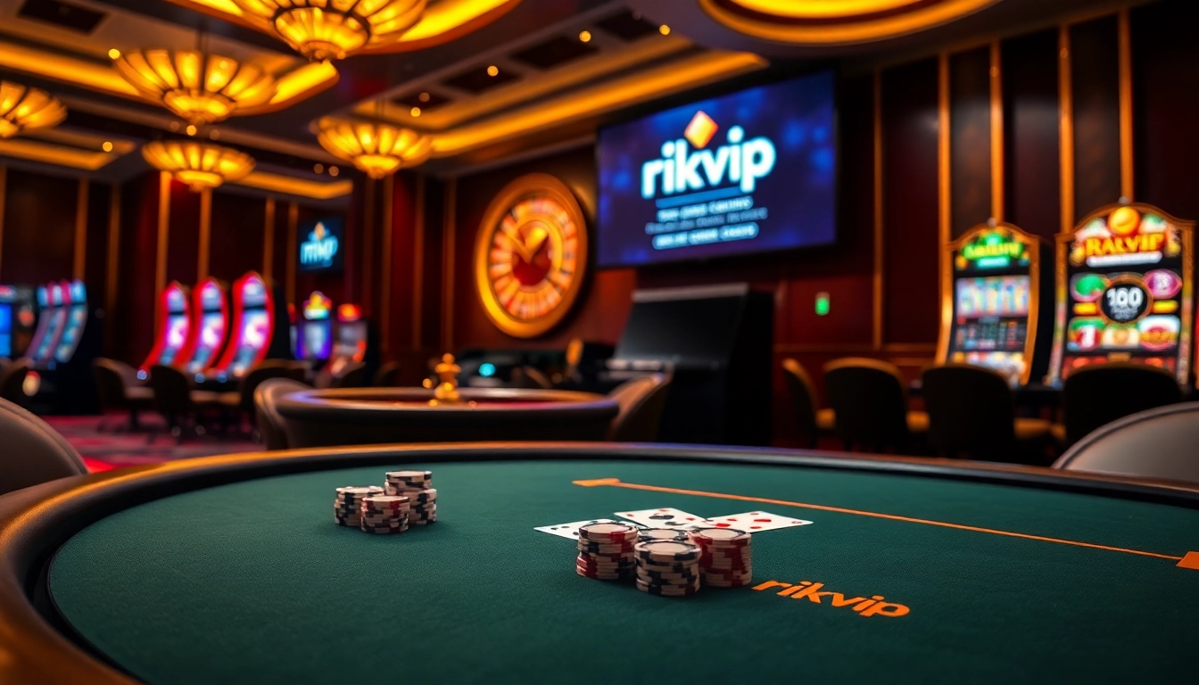 Experience the excitement of rikvip with thrilling casino games and vibrant slot machines.