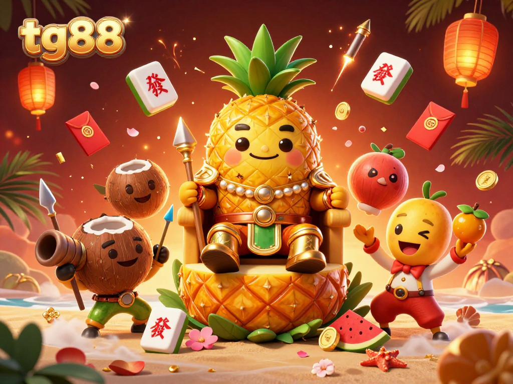 Engage in thrilling gameplay with tg88 featuring a vibrant beach casino scene.