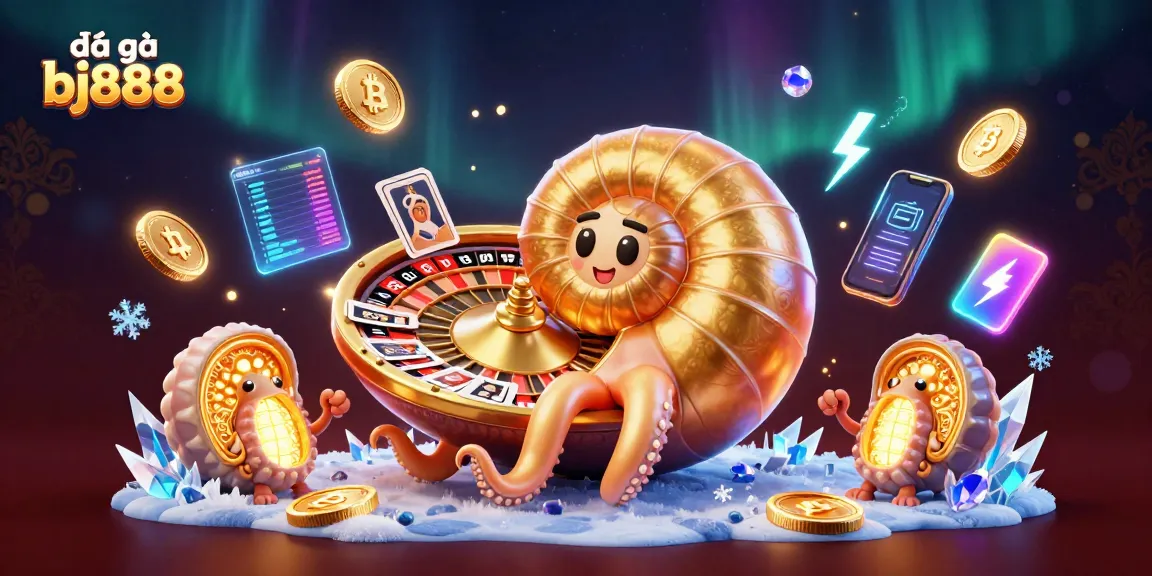 Engage in thrilling matchups at đá gà bj888, featuring vibrant nautilus-themed graphics and exciting gameplay elements.