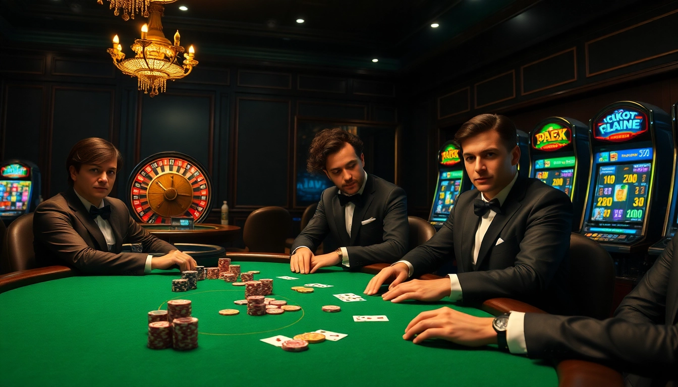 Experience thrilling gameplay at https://lu88bb.com/ with exciting poker matches and vibrant casino atmosphere.