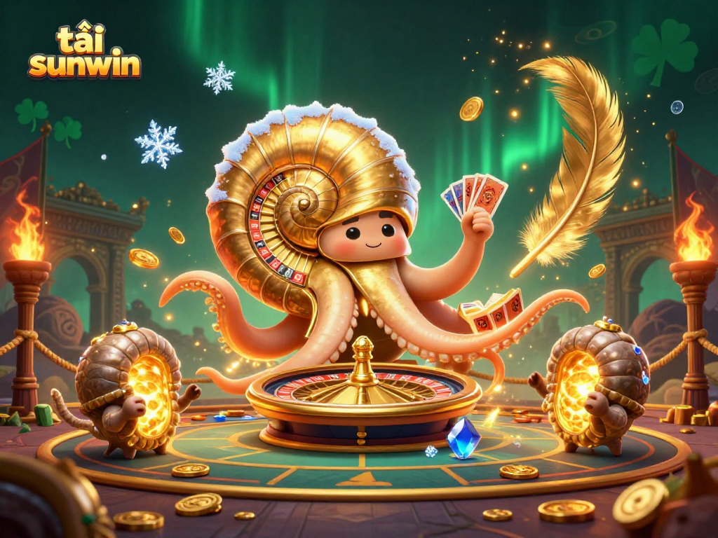 Engage in thrilling gameplay with tải sunwin as a giant nautilus offers a roulette experience.