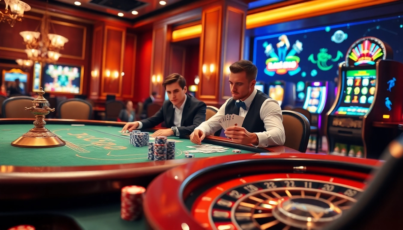 Players enjoying high-stakes poker at 188V, showcasing excitement and strategy in gambling.