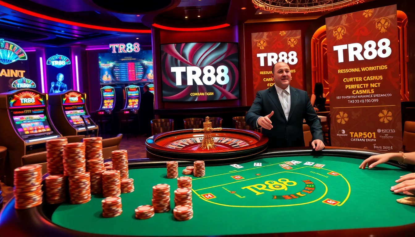 Experience the excitement of TR88's premium casino games with vibrant visuals and engaging gameplay.