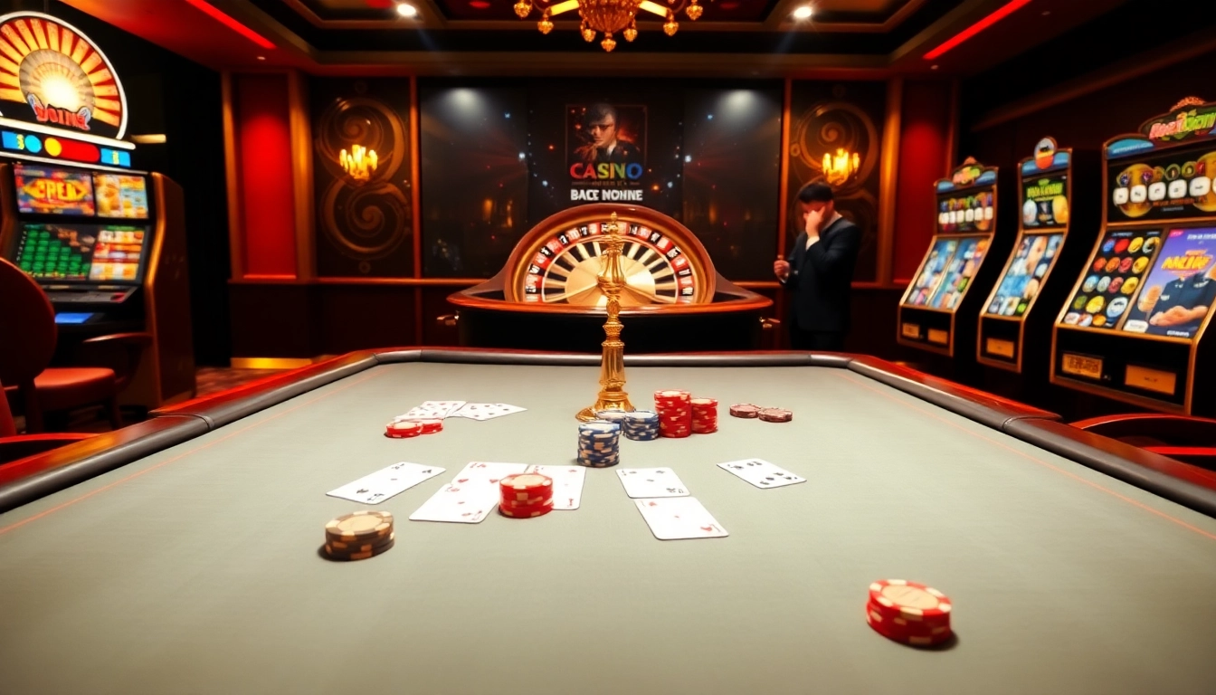 Experience excitement at trang chủ gg88 with professional gamblers at a vibrant casino table.